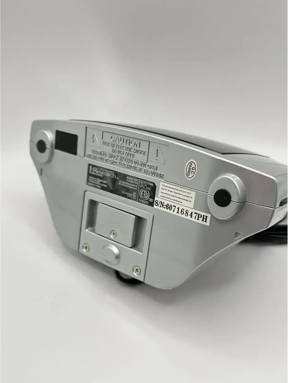 Emerson Research Smart Set Dual Auto Setting Alarm Clock Radio CKS5055B